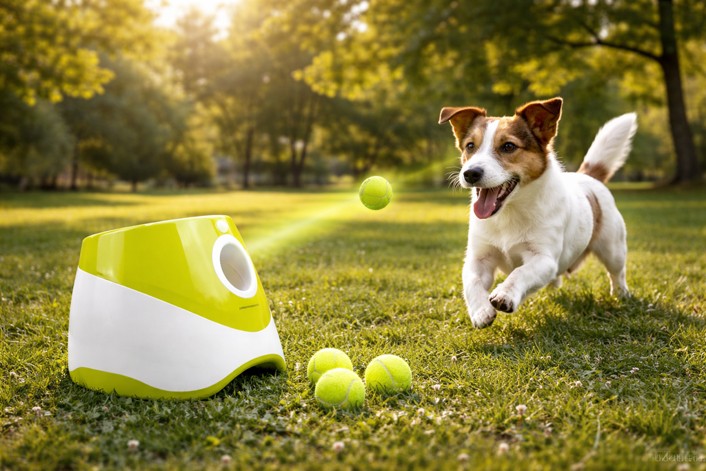 🎾 Automatic dog ball thrower