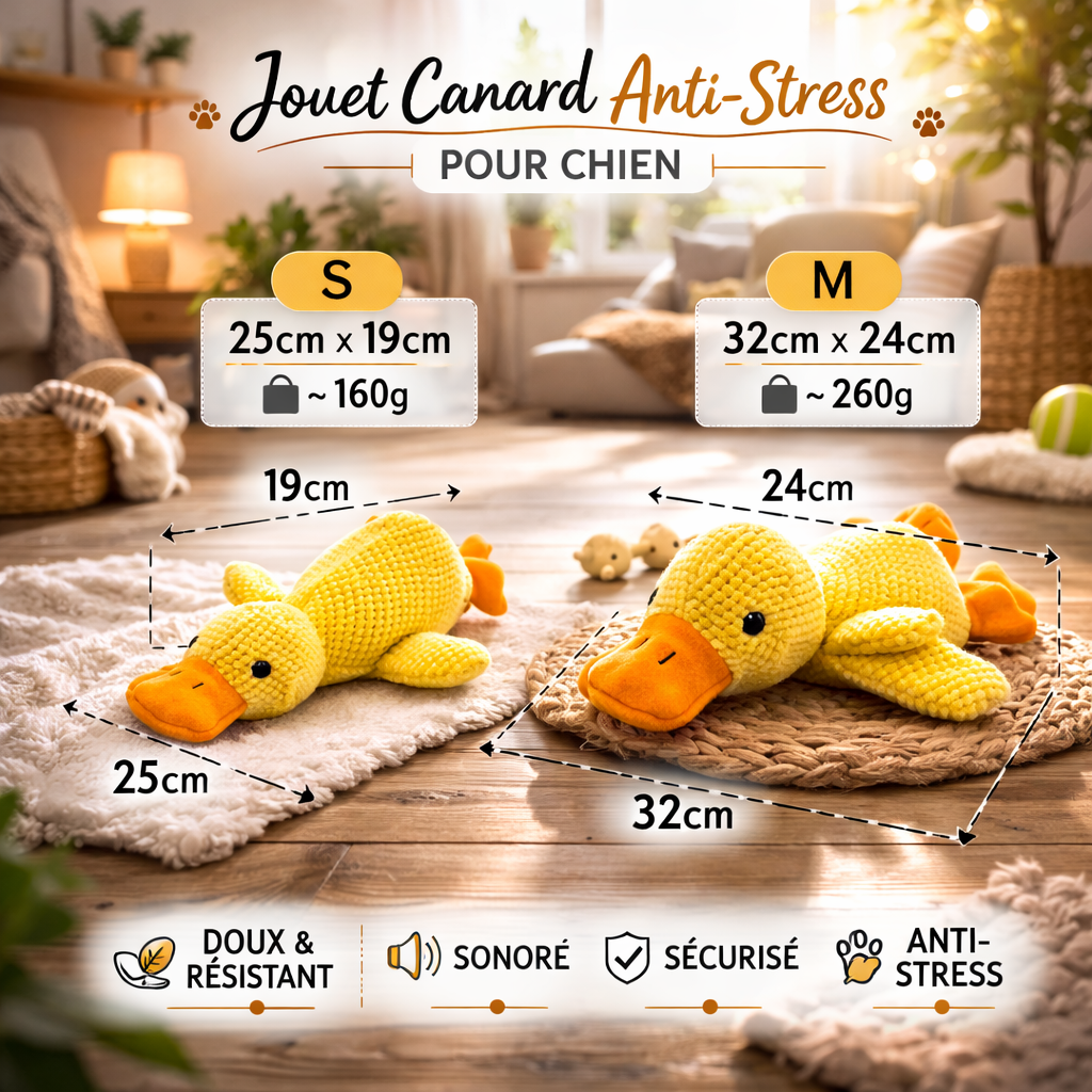 🦆 Stress Relief Toy – Duck Plush