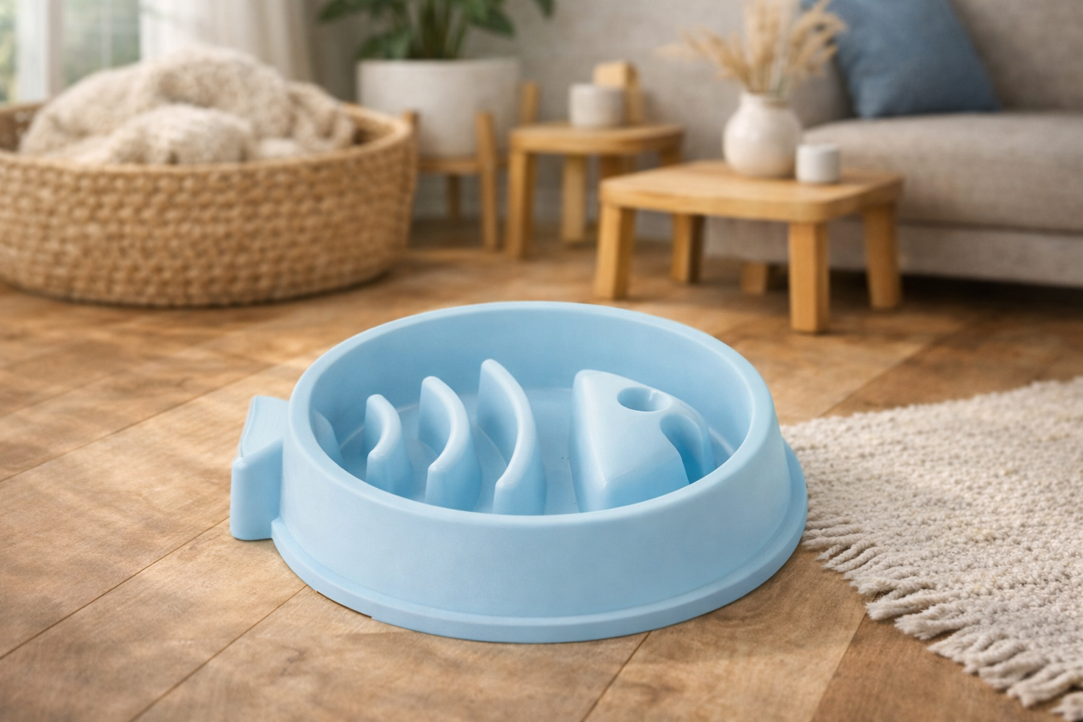 🍽️ Slow feeder cat bowl