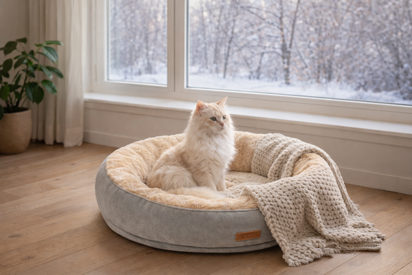 🛏️ Lit apaisant cocooning — Petits chiens & chats