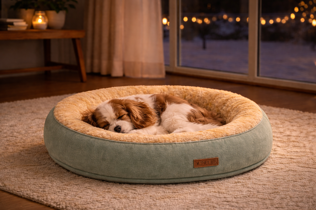 🛏️ Calming Cocooning Bed — Small Dogs & Cats