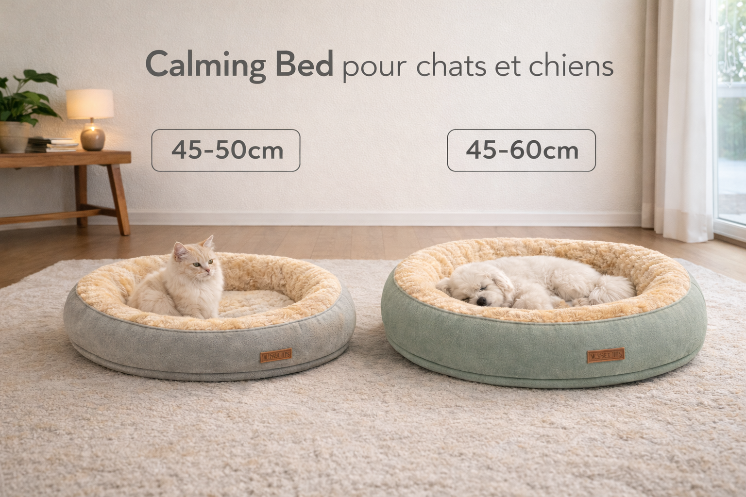 🛏️ Calming Cocooning Bed — Small Dogs & Cats