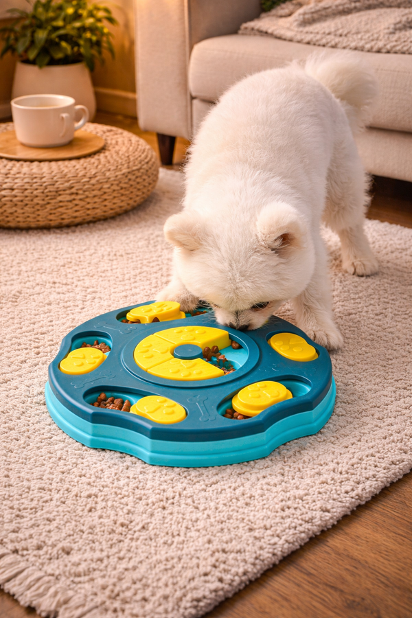 🐶🧩 Puzzle d'occupation pour chien  -  Stimulation douce & canalisation