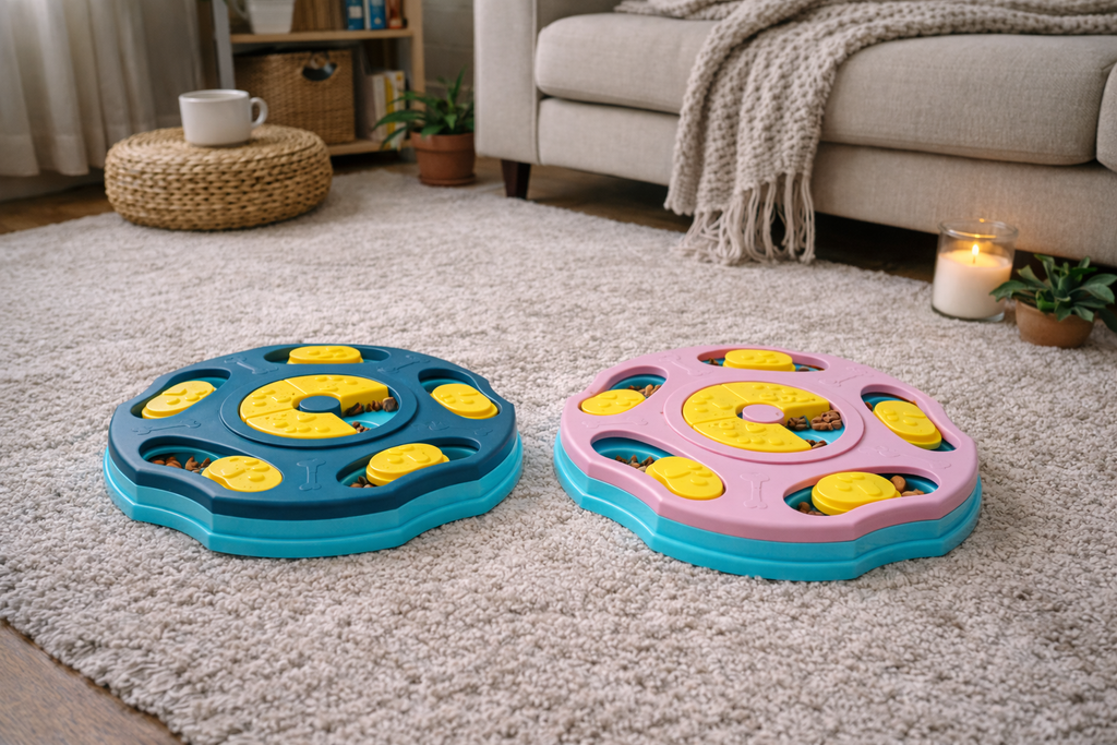 🐶🧩 Puzzle d'occupation pour chien  -  Stimulation douce & canalisation