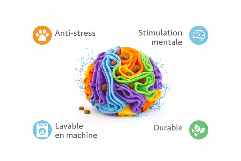 ⚽👃 Interactive Snuffle Ball for Dogs • Olfactory Stimulation