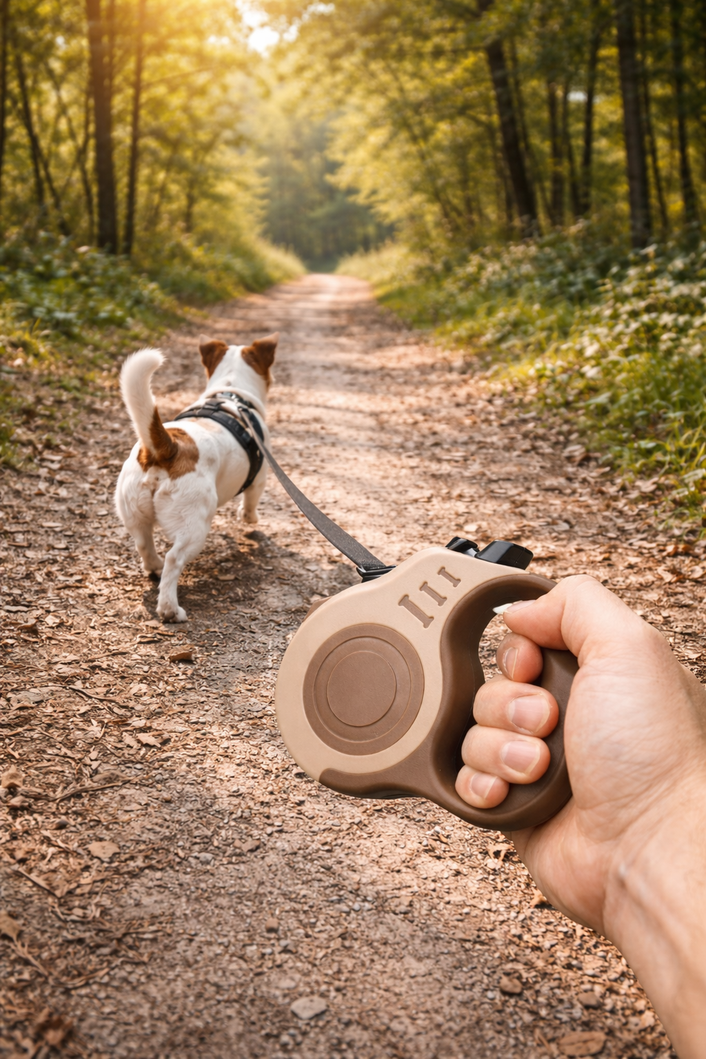 📏 Laisse rétractable pour chien Liberté mesurée • Promenades guidées • Usage spécifique