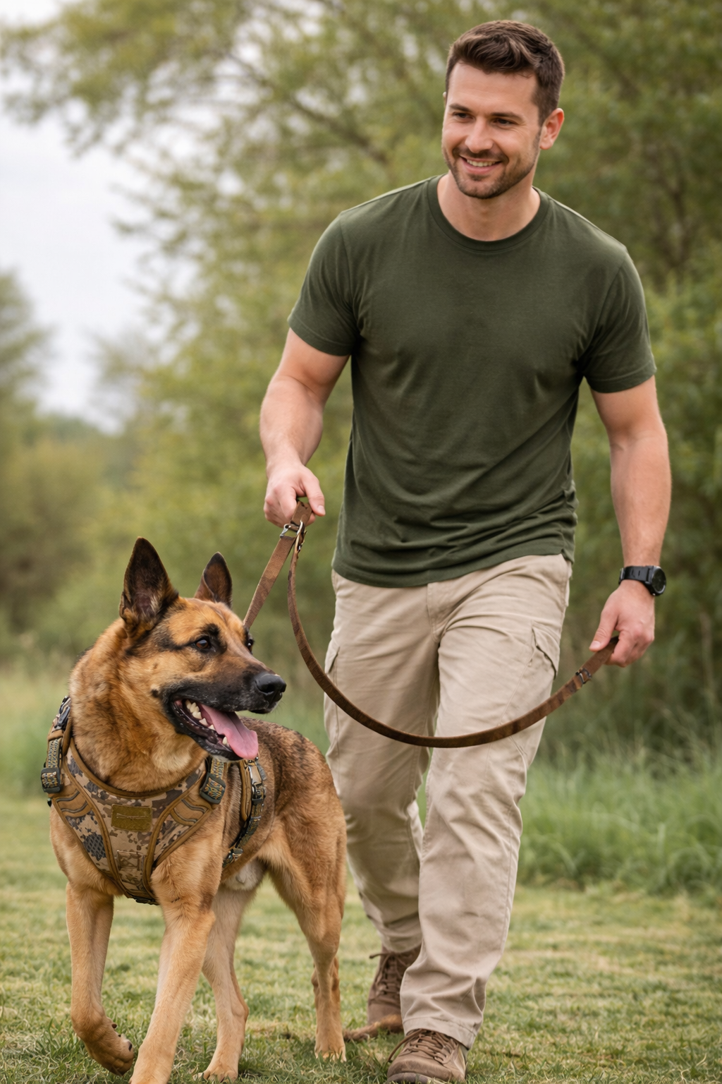 🐕 Harnais B - Contrôle renforcé & robustesse Pour chiens puissants et environnements exigeants