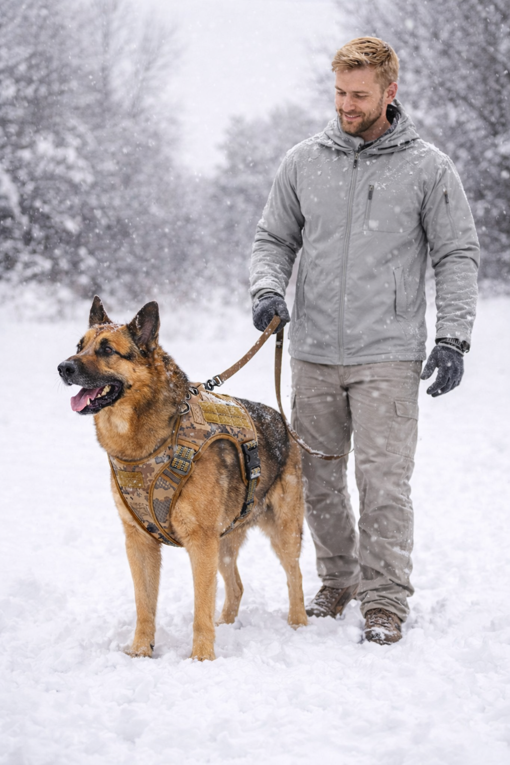 🐕 Harnais B - Contrôle renforcé & robustesse Pour chiens puissants et environnements exigeants