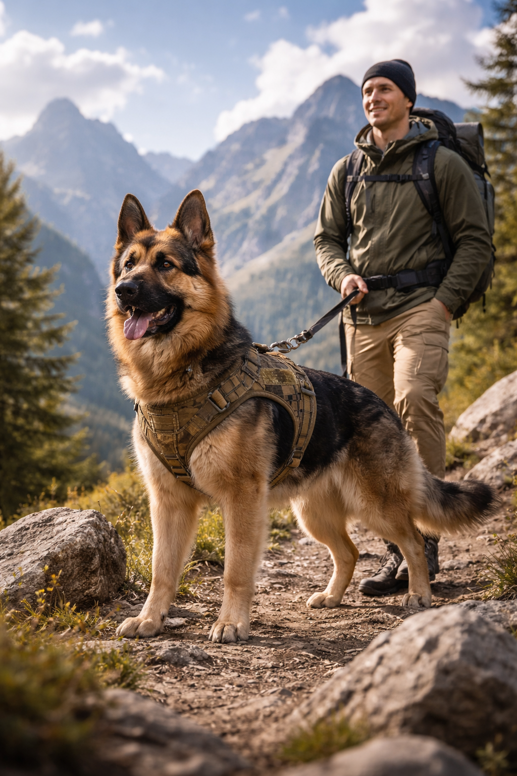 🐕 Harnais B - Contrôle renforcé & robustesse Pour chiens puissants et environnements exigeants