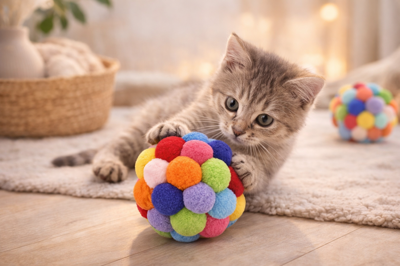 🧶 Plush yarn balls