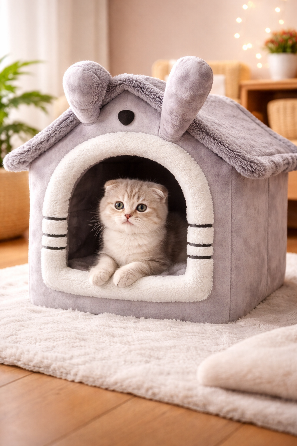 🏠 Cozy house for mini dogs & small cats