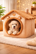 🏠 Cozy house for mini dogs & small cats