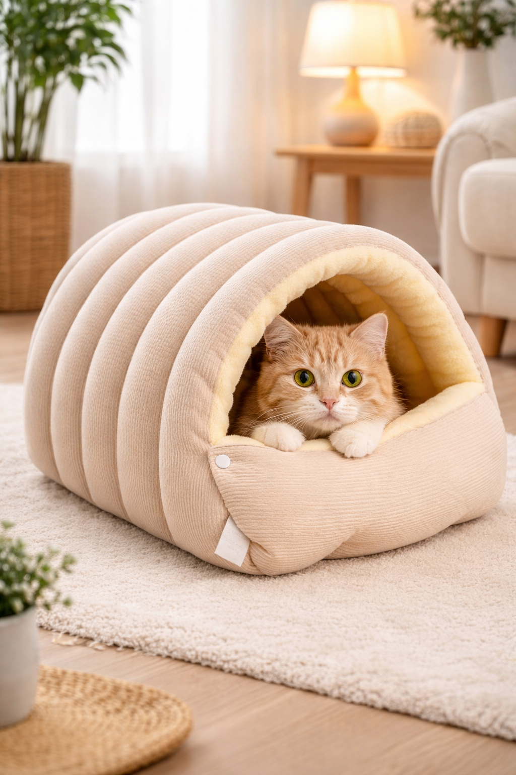 🏠 Soothing thermal refuge — Sensitive & cold-averse cats