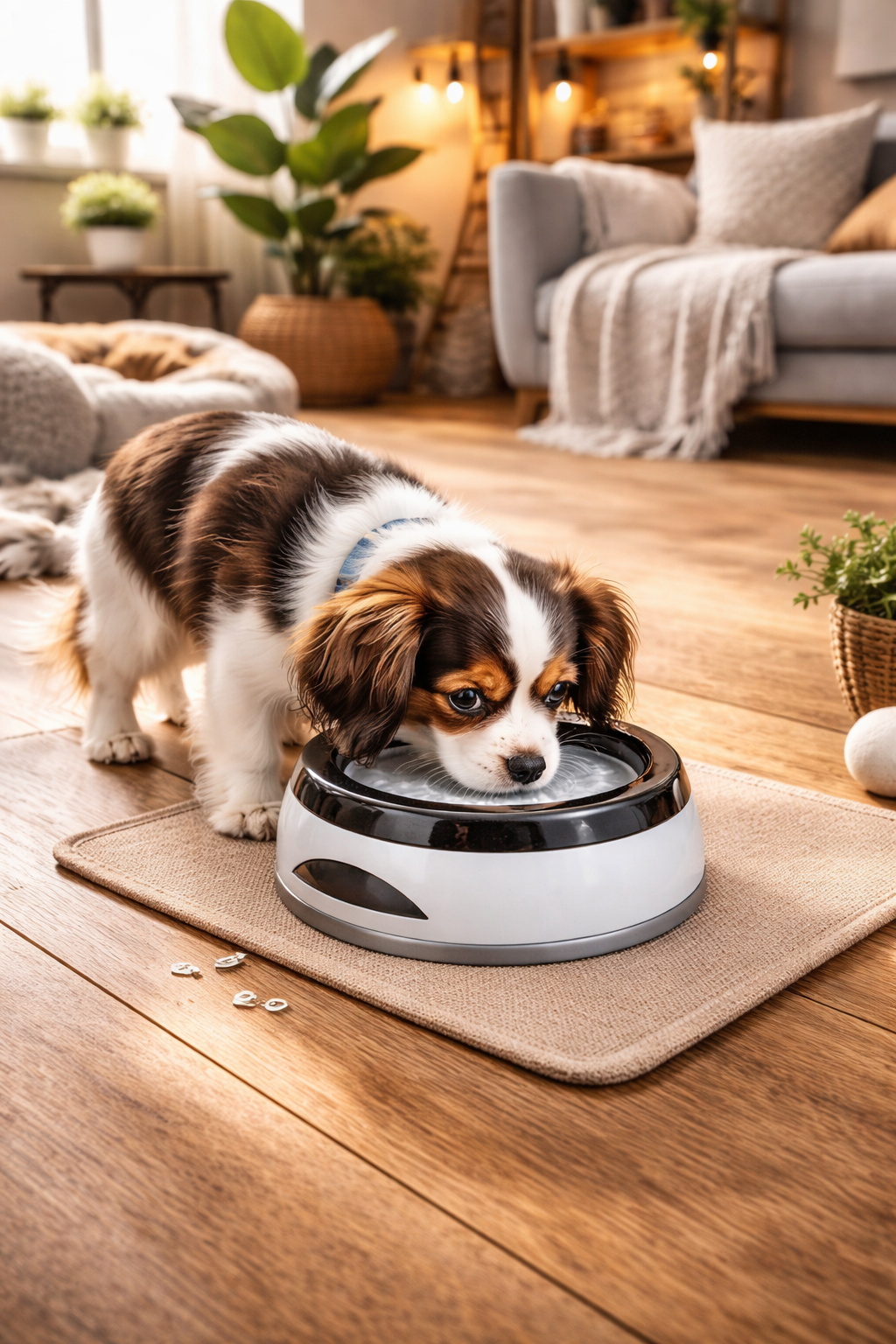 💧 Gamelle à eau à disque flottant — Petits chiens & chats