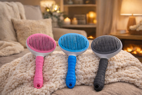 🪮 Brosse autonettoyante – Chien & Chat