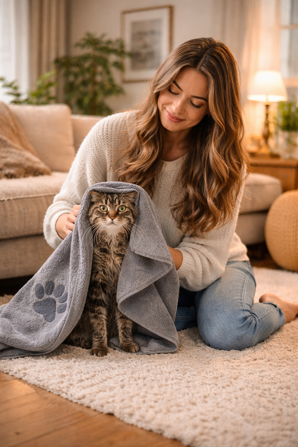 🧼 Absorbent dog & cat towel