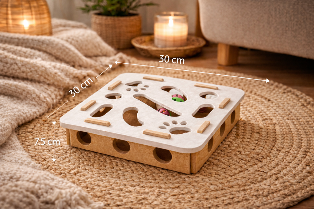 Interactive cat puzzle