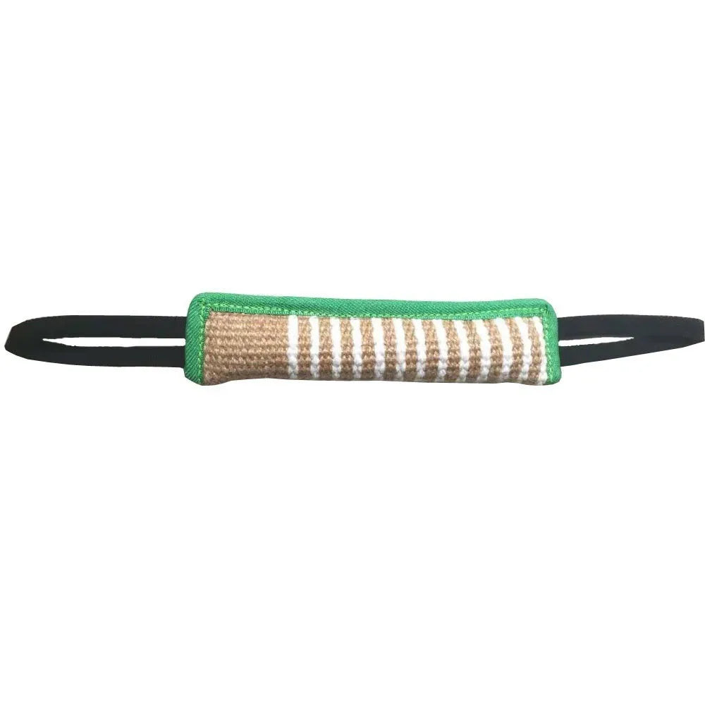 🧱 Coussin à mâcher en jute pour chien puissant Canalisation • Mastication encadrée