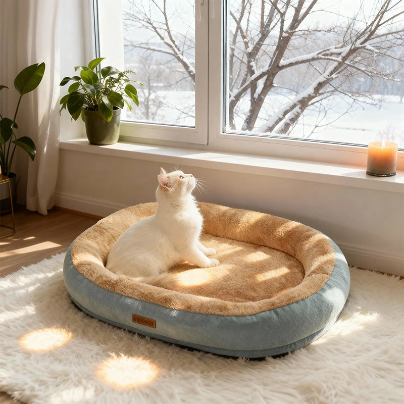 🛏️ Calming Cocooning Bed — Small Dogs & Cats