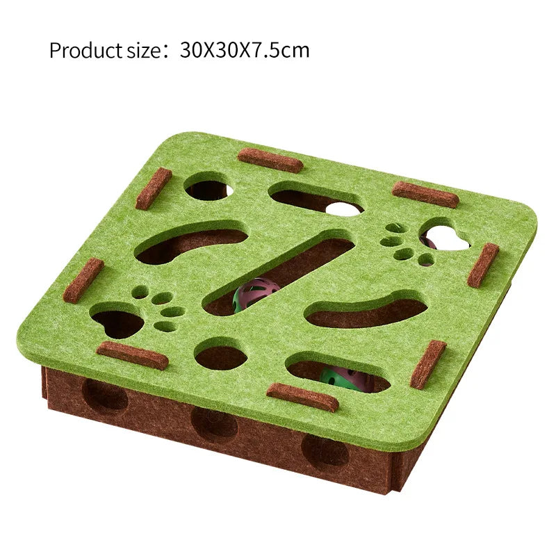 Interactive cat puzzle