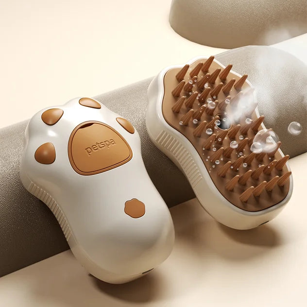 🪮 3-in-1 Pet Steaming Brush for Dogs & Cats
