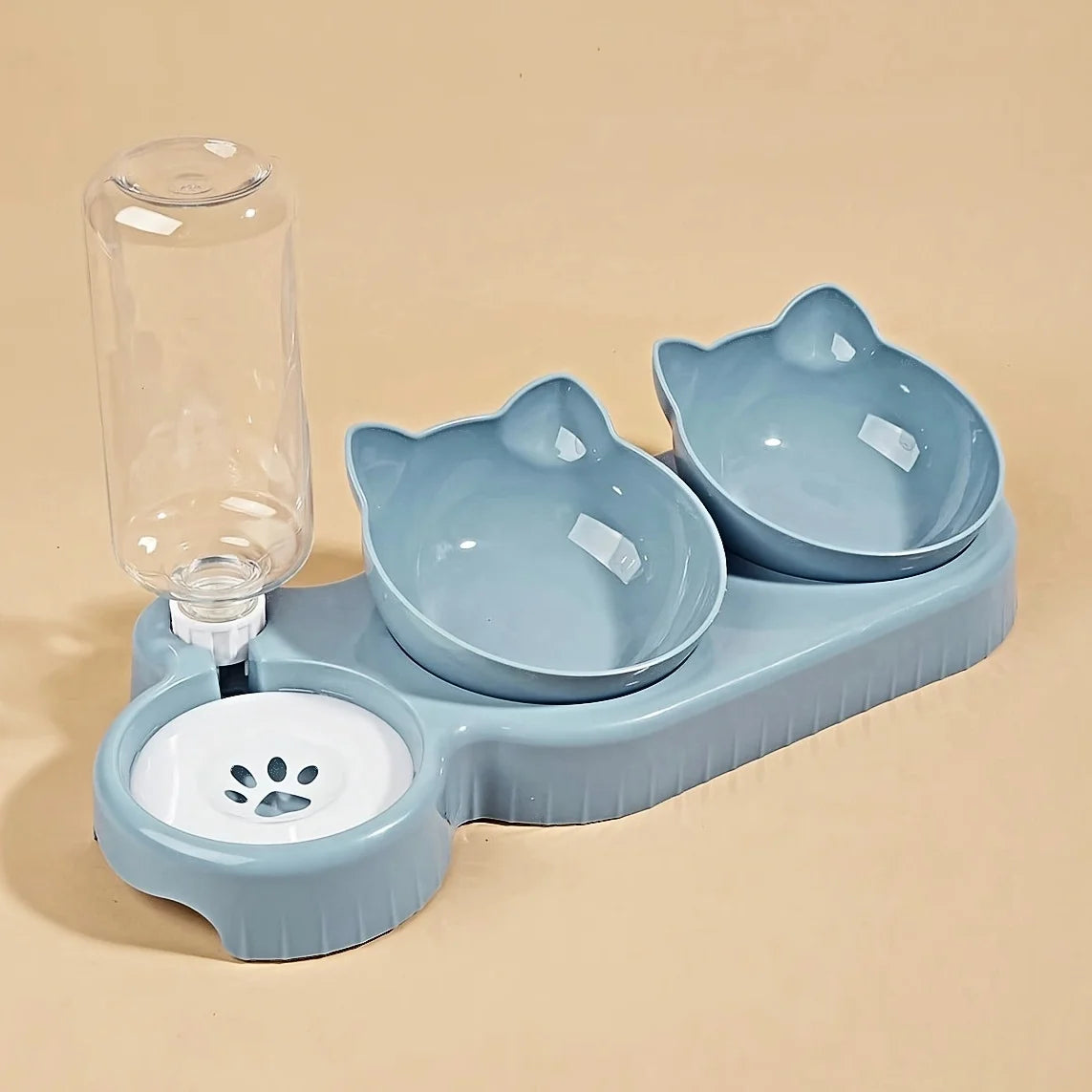 🍽️💧 3-in-1 Cat Food Bowl