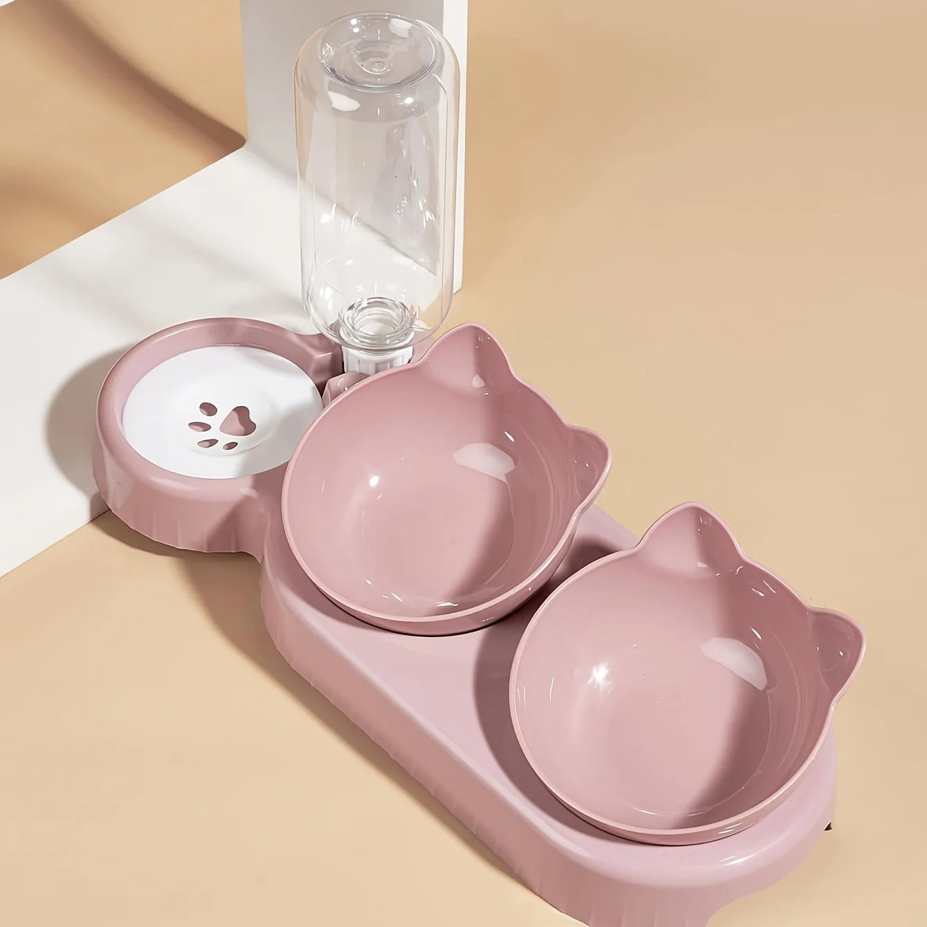 🍽️💧 3-in-1 Cat Food Bowl
