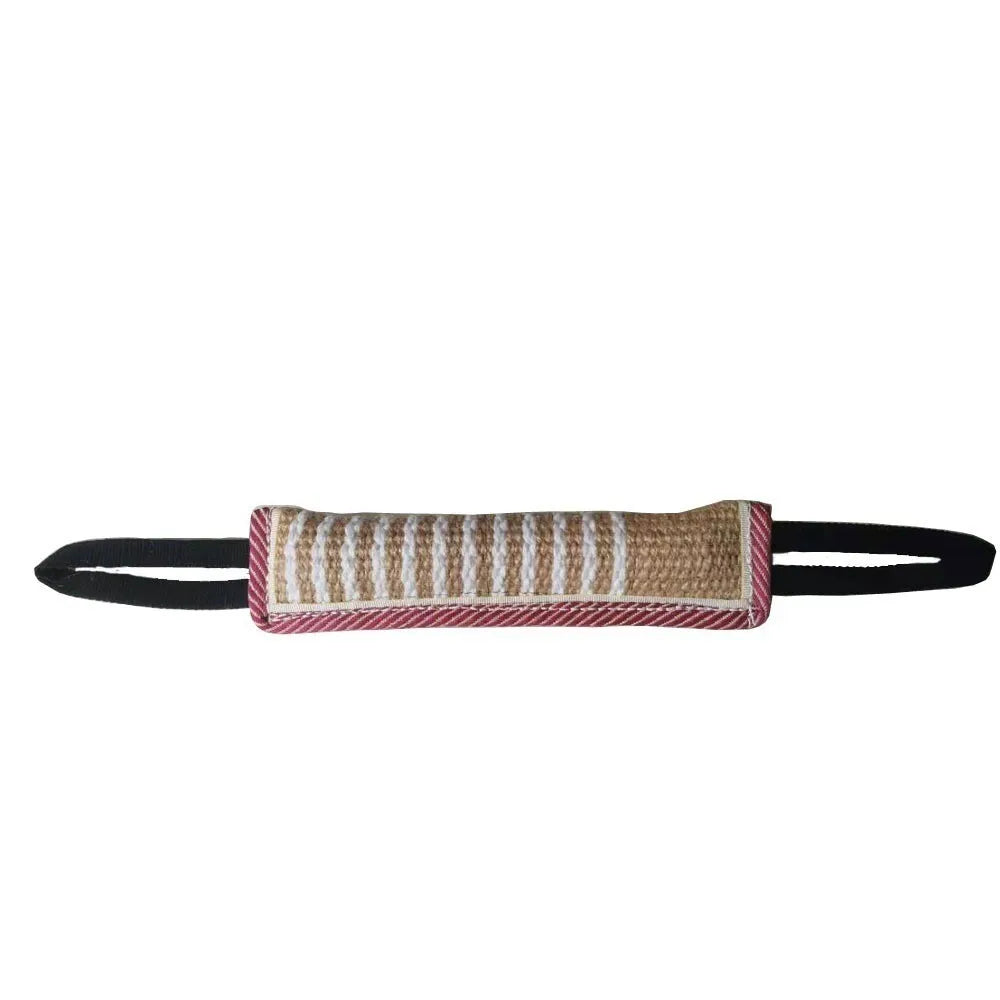 🧱 Coussin à mâcher en jute pour chien puissant Canalisation • Mastication encadrée