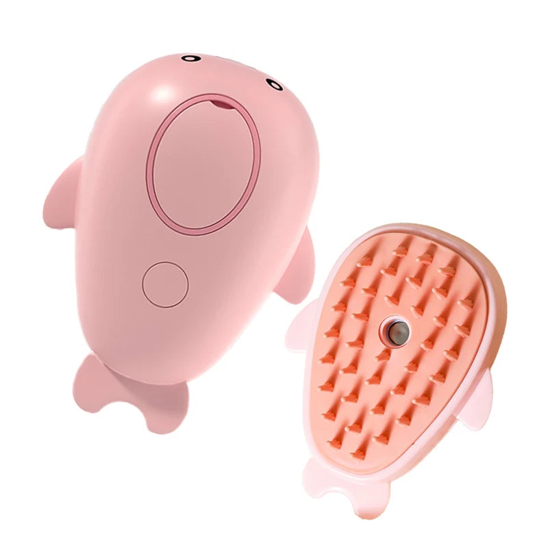 🪮 3-in-1 Pet Steaming Brush for Dogs & Cats