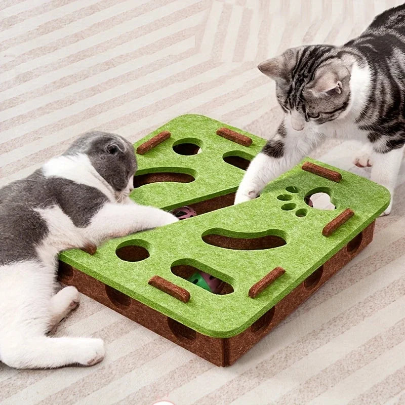 Interactive cat puzzle