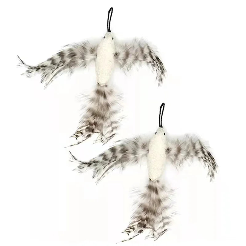 🎣 Interactive Cat Wand with Suction Cup Base