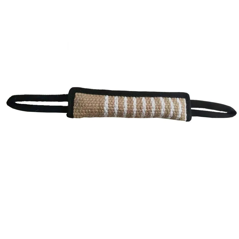 🧱 Coussin à mâcher en jute pour chien puissant Canalisation • Mastication encadrée