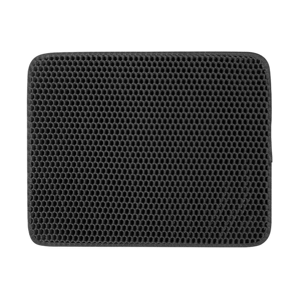 ⚫ Double-layer litter mat — Cleanliness mastered