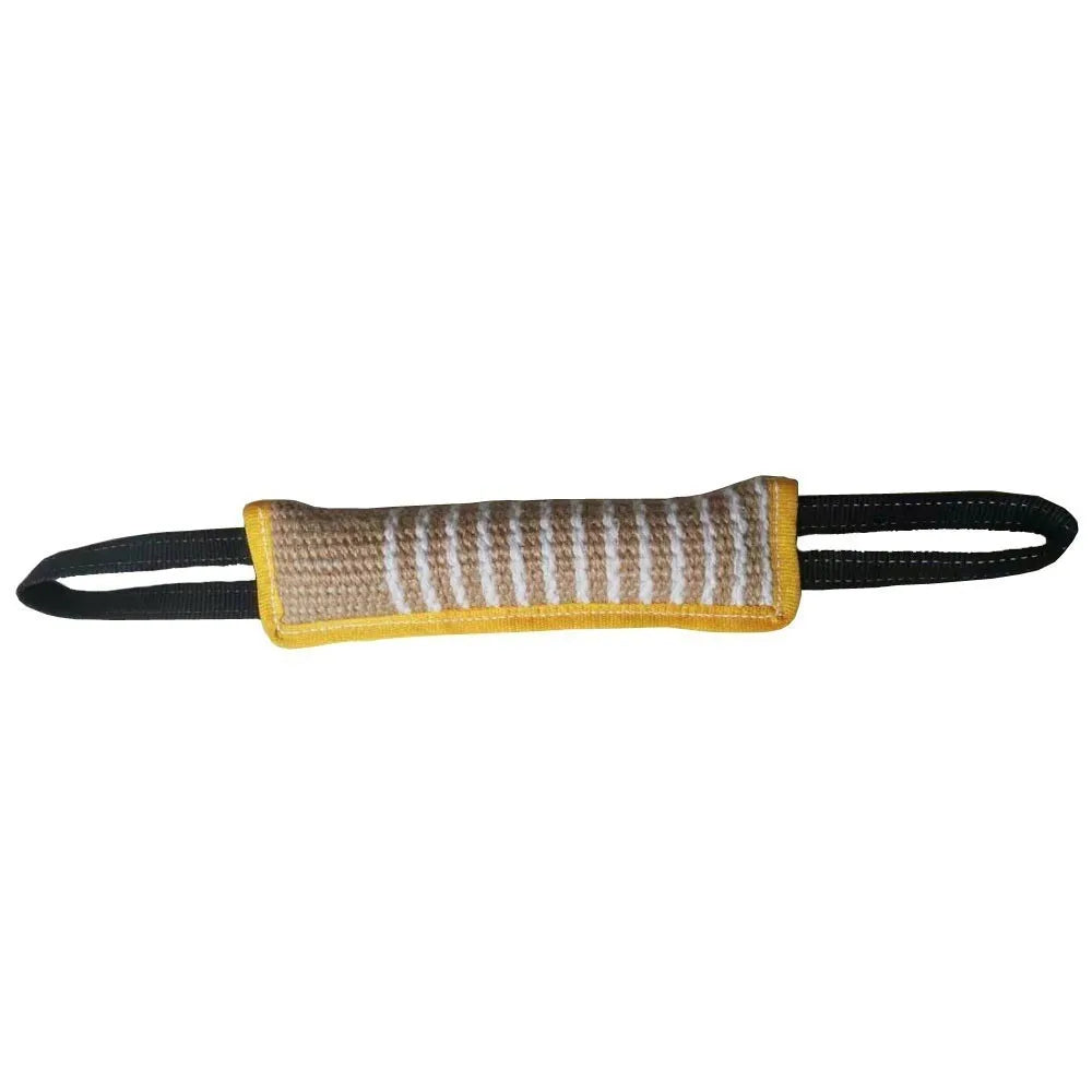 🧱 Coussin à mâcher en jute pour chien puissant Canalisation • Mastication encadrée