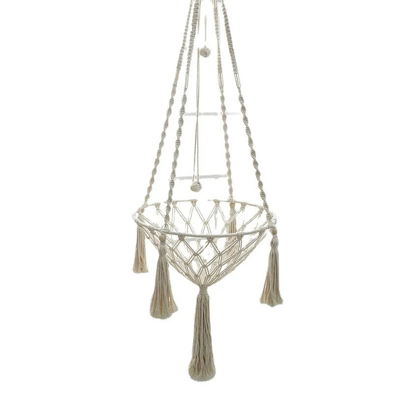 🪢 Woven Hanging Hammock — Bohemian Aerial Retreat