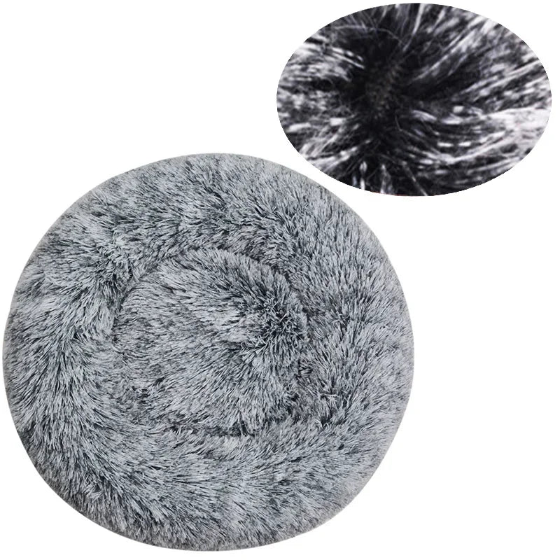 🐾 Fluffy Calming Pet Bed — Cat & Dog